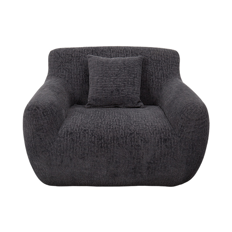 Teljesen habos ölelés stílusú egyszemélyes kanapé erős zsenília szövettel és finom jacquard mintával Teljesen habos ölelés stílusú egyszemélyes kanapé erős zsenília szövettel és finom jacquard mintával